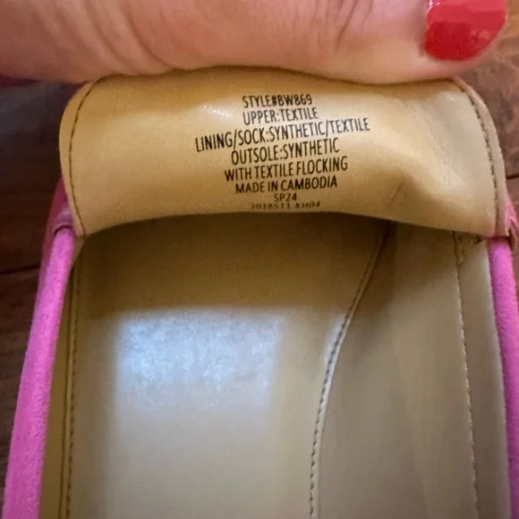 Jcrew Pink Suede Loafers - Picture 3 of 4